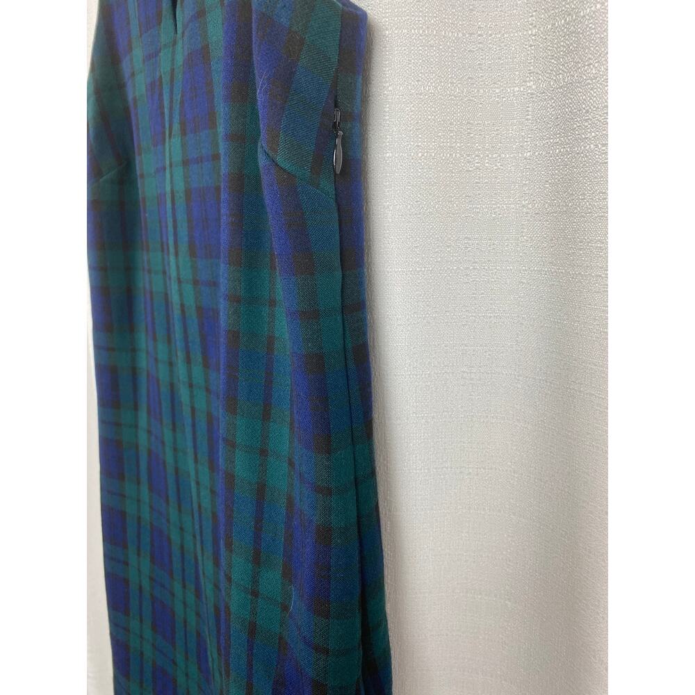 Vineyard Vines Blackwatch Plaid Meredith Ruffle Neck Shift Dress Sz.2 NWT - Picture 10 of 16